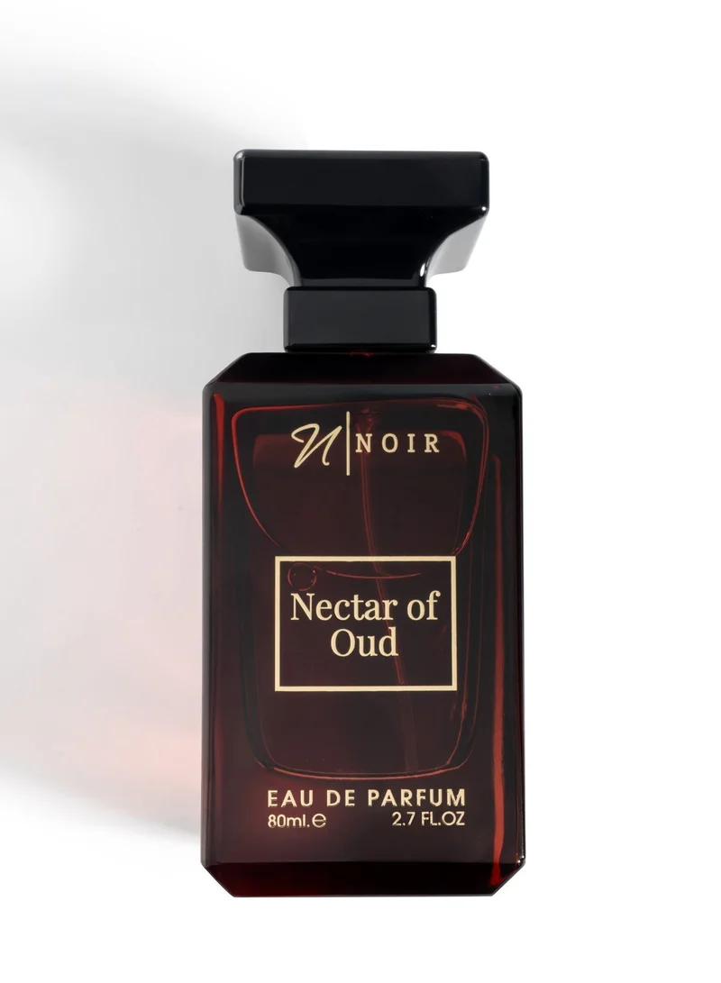 noir Nectar of Oud EDP Perfume for Men, Luxury Fragrance with Musk, Patchouli & Sandalwood, Floral Woody Oud, Long Lasting Men’s Perfume, 80ml