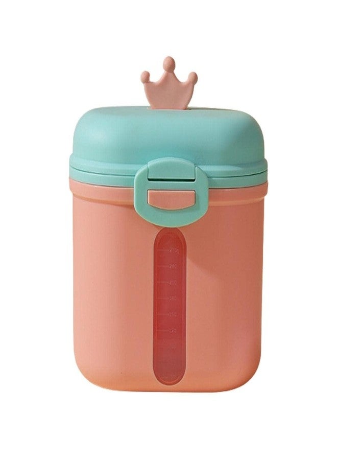 GUCHIGU Baby Formula Container & Milk Powder Dispenser with Spoon | BPA-Free, Airtight, Leak-Proof, Non-Spill, | Compact Travel Storage Box for Babies (360gm, PB2141) (Pink) - Image 1