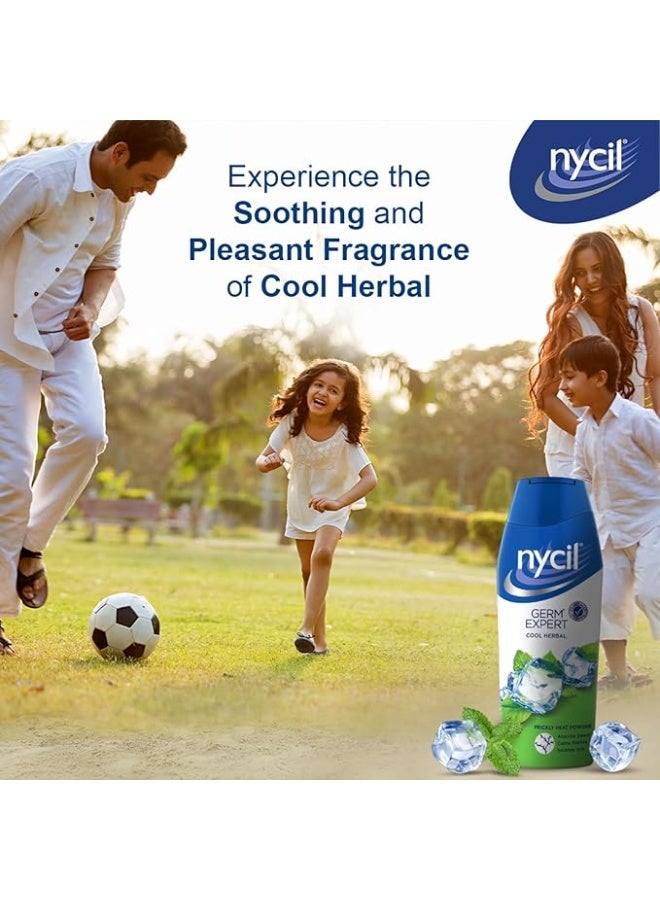 Nycil Germ Expert Cooling Talc - Cool Herbal 150g - Image 3