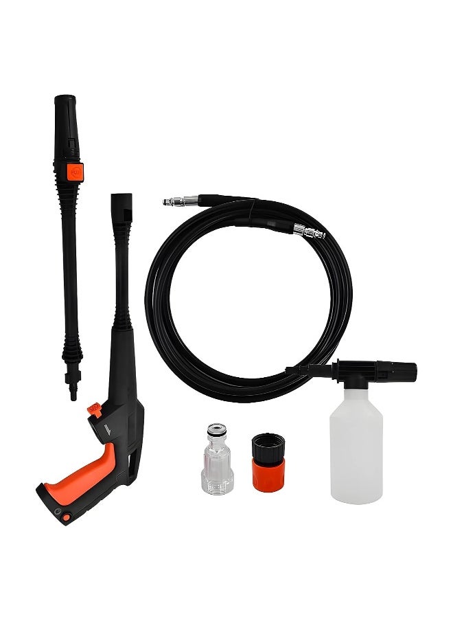 BLACK+DECKER - Pressure Washer High Performance 1400 w Pressure with Self-Priming Ideal For Home Garden And Car 105 Bar 1400W PW1450TD-B5 Orange/Black - Image 1
