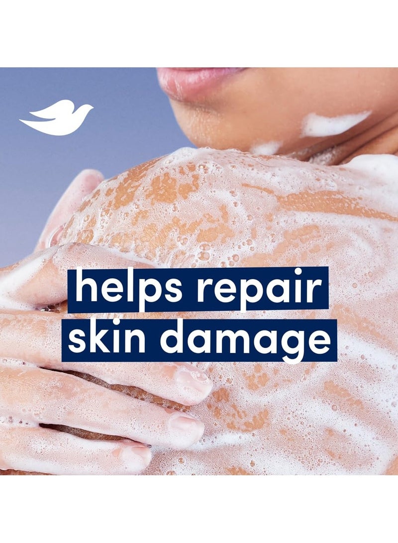 دوف صابون دوف للاستحمام مع 1/4 كريم مرطب لبشرة ناعمة، سلسة، ومتألقة، 125 جرام ، عبوة من 8 قطع. - Image 4