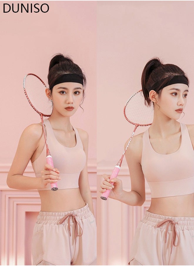 DUNISO - Badminton Set 2 Player Badminton Rackets Lightweight Badminton Racquet with 3 Shuttlecocks and 1 Carrying Bag, Badminton Backyard Games for Outdoor, Garden, Beach, Family Fun Game - Image 1