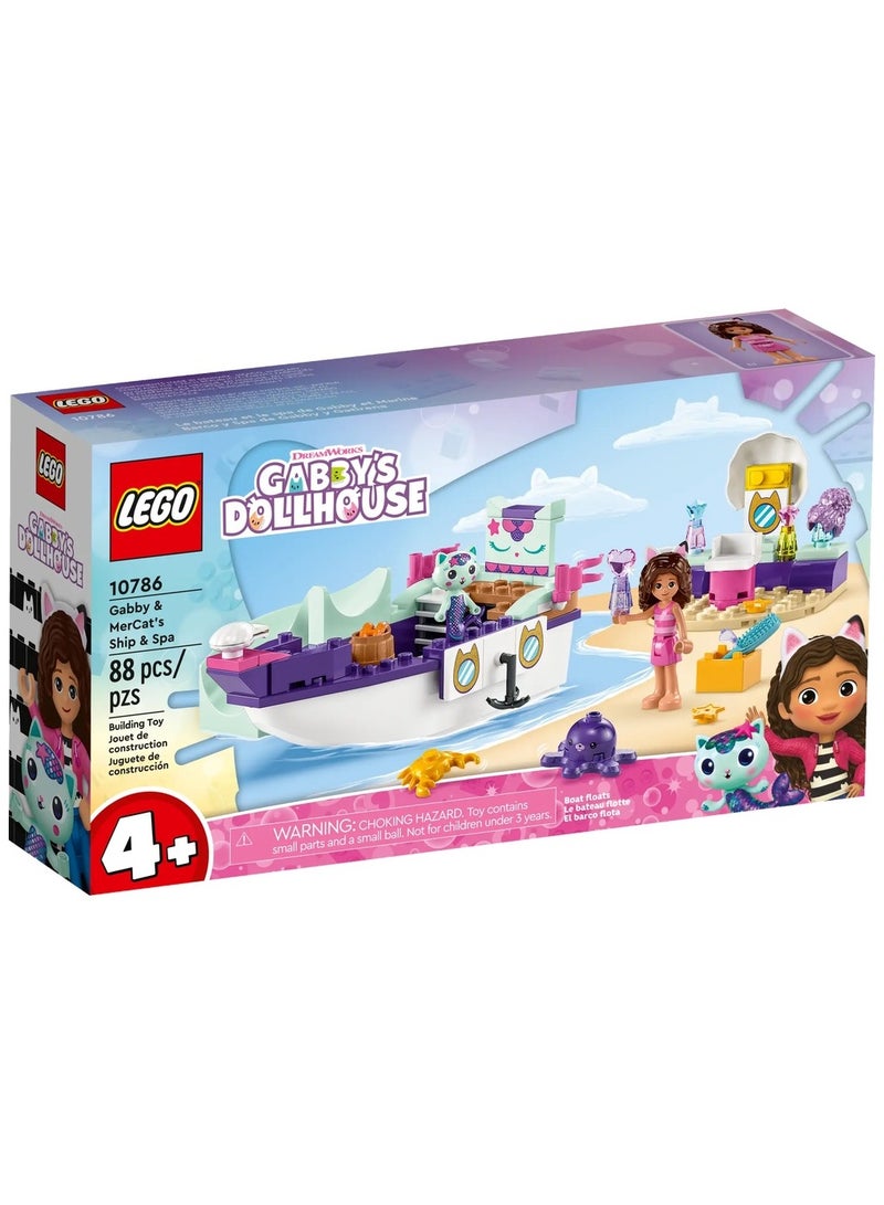 LEGO - Gabby & MerCat's Ship & Spa 88 Pieces - 10786 - Image 1