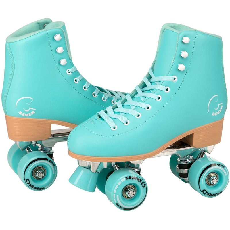 C SEVEN C7skates Cute Roller Skates for Girls and Adults (Aquamarine, Women's 5 / Youth 4) - Image 3