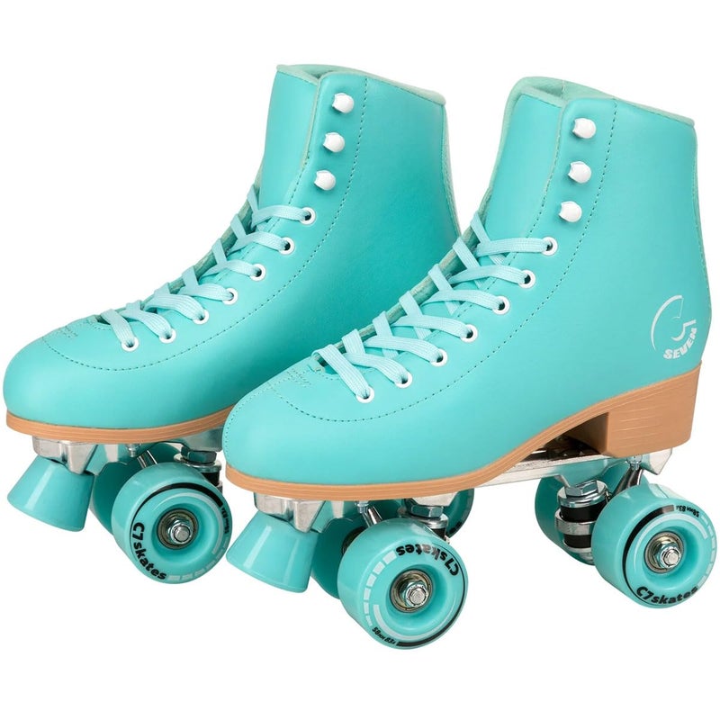 C SEVEN C7skates Cute Roller Skates for Girls and Adults (Aquamarine, Women's 5 / Youth 4) - Image 2