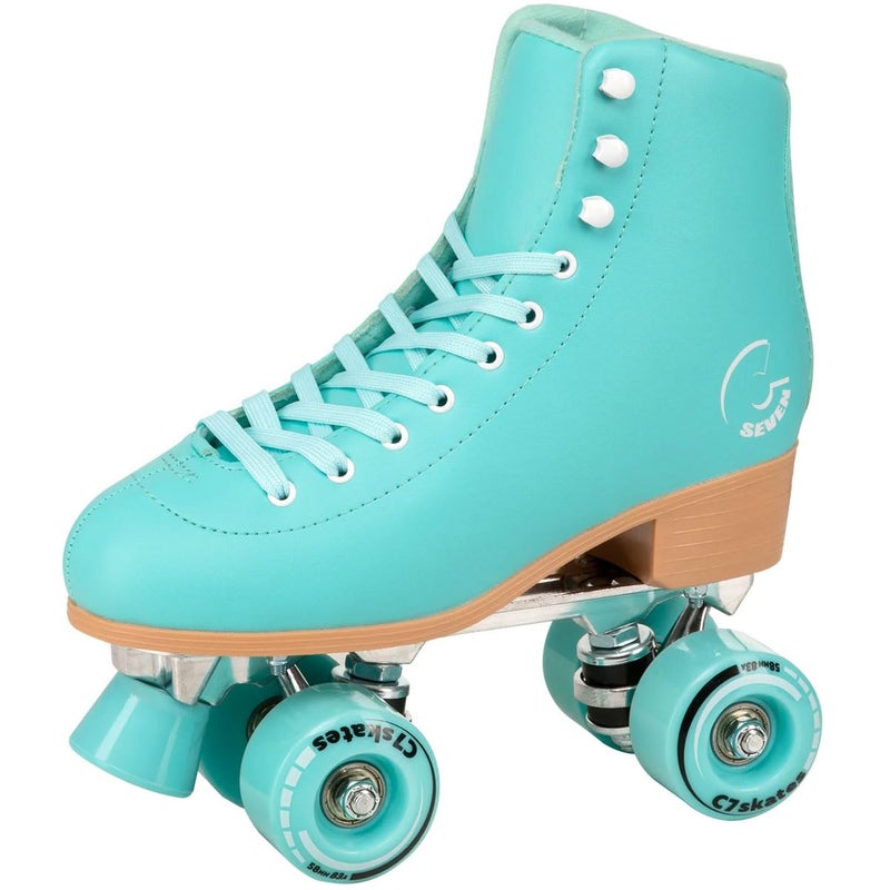 C SEVEN C7skates Cute Roller Skates for Girls and Adults (Aquamarine, Women's 5 / Youth 4) - Image 1