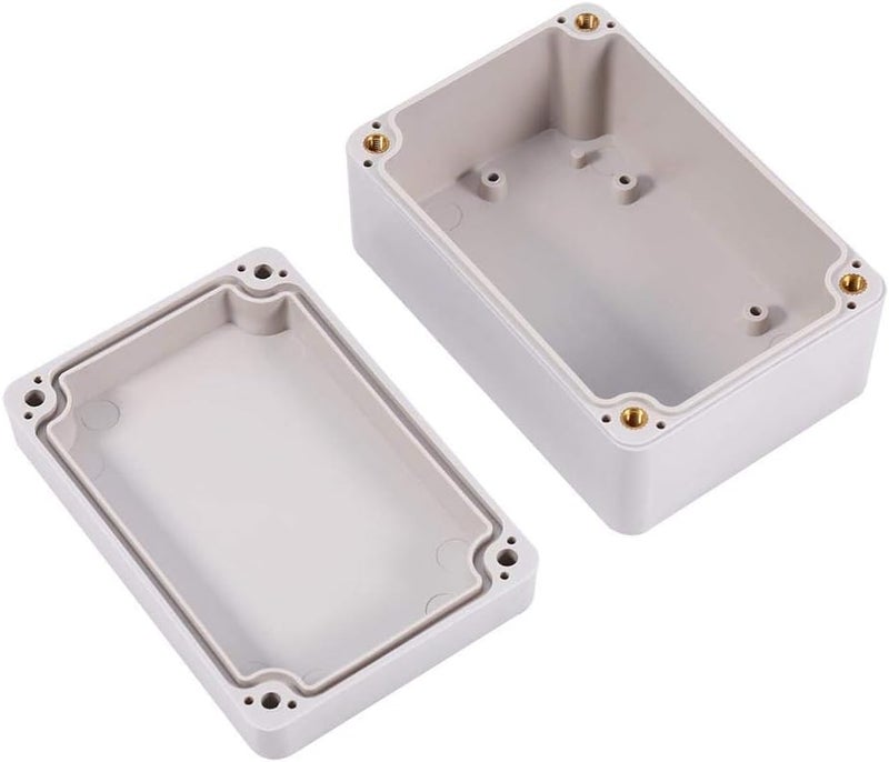 Junction Box, Dustproof Waterproof IP65 Electrical Project Enclosure Box ABS Plastic Waterproof Electrical Enclosure Box Outdoor Universal (100x68x50mm) - Image 4