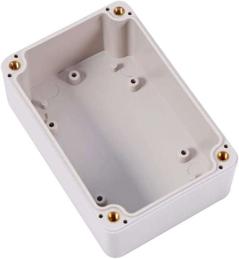 Junction Box, Dustproof Waterproof IP65 Electrical Project Enclosure Box ABS Plastic Waterproof Electrical Enclosure Box Outdoor Universal (100x68x50mm) - Image 2