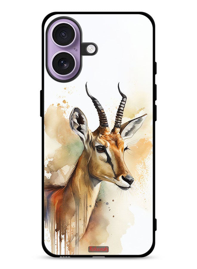 Tolwak Apple iPhone 17 Protective Case Cover Deer Abstract Art - Image 1