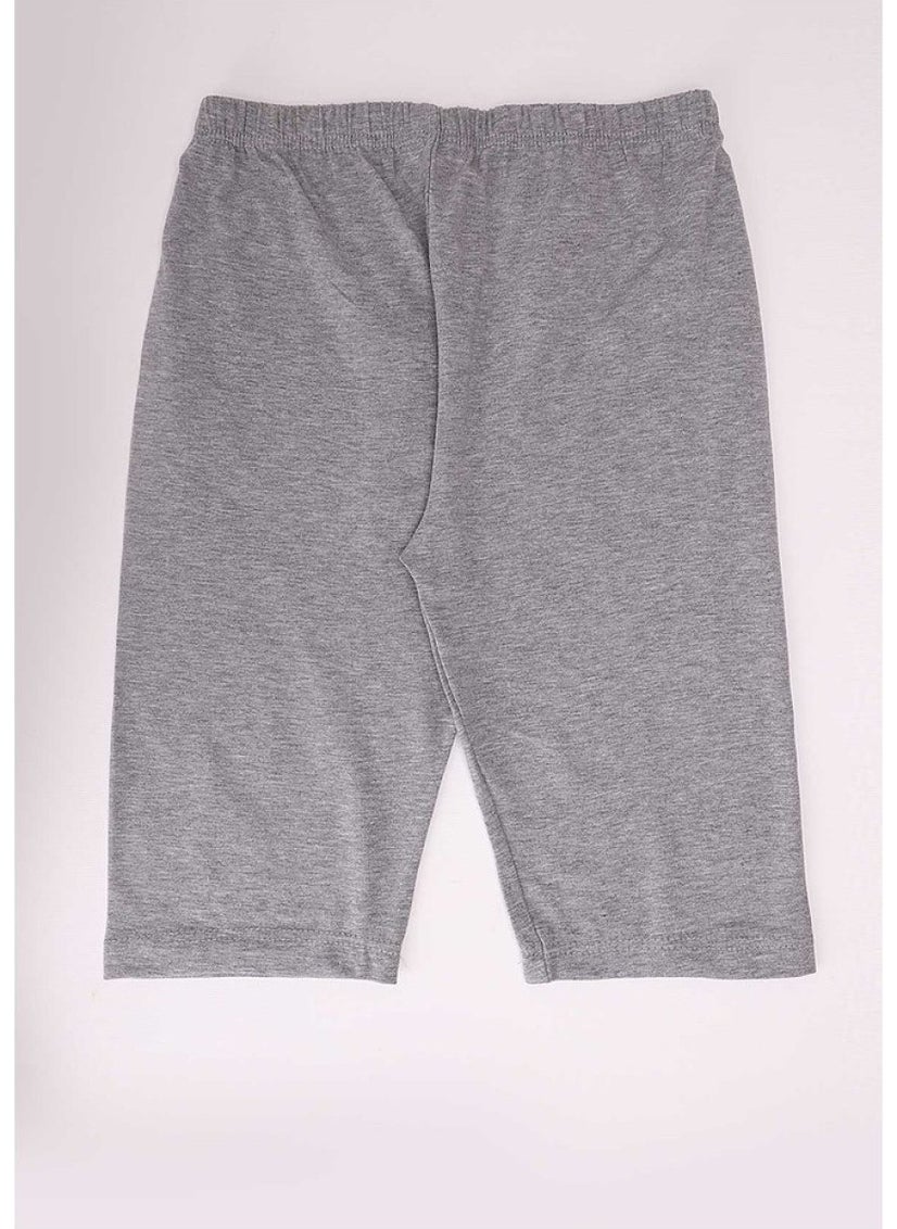 Tutku - 2 Pieces Gray Color Short Leggings - Image 1