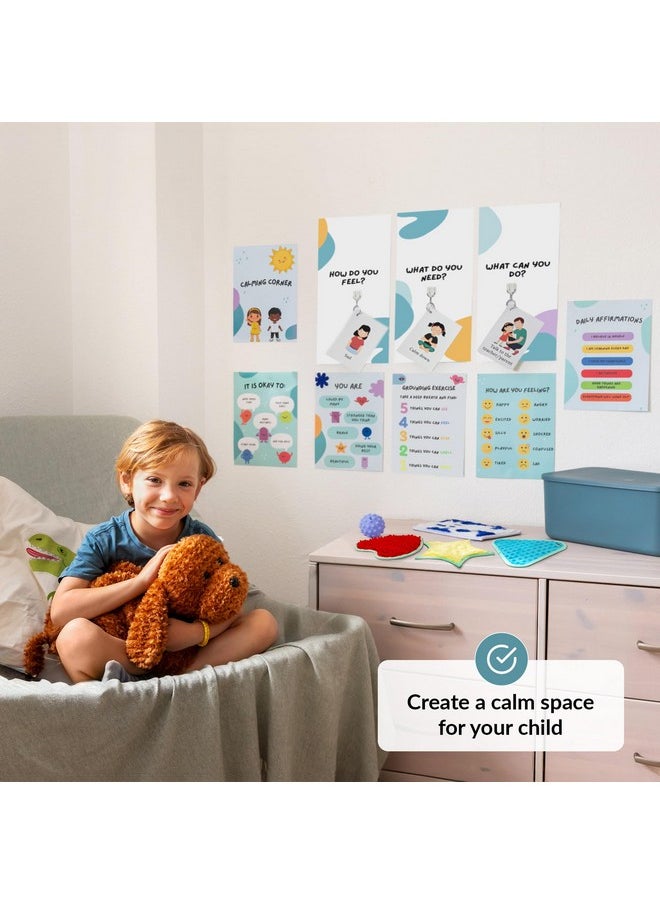 Calm Down Corner | Classroom And Special Education Must Haves | Boho Therapy Calming Corner Items For Kids | Calming Corner Kit With Plush Animal, Posters, Solutions Wall, Sensory Toys - pzsku/ZC0033A992072F65B0A23Z/45/_/1732775624/87a32d75-8161-4584-a72b-38a314fc90d8