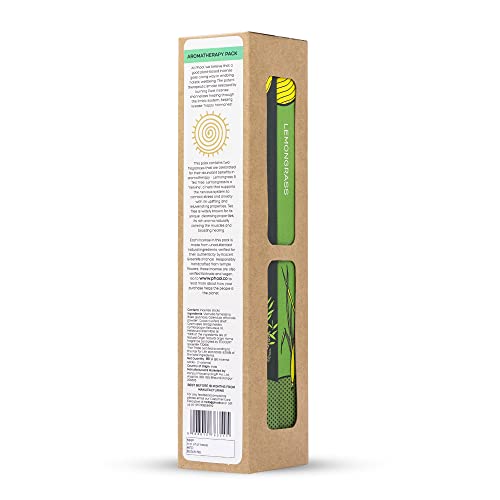 PHOOL LUXURY INCENSE باقة فاخرة من بخور فهول للعلاج بالروائح - أعواد بخور طبيعية (شجرة الشاي وعشب الليمون)، 80 عود بخور عضوي خالي من الفحم، عبوة من 2، مع حامل خشبي مجاني، للعبادة والعلاج بالروائح - Image 2