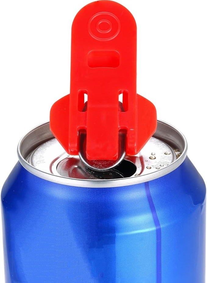 Goolsky Manual Easy Can Opener, 6 Pack Colorful Soda Beer Can Opener & Beverage Can Cover Protector, Premium Plastic Shields Can Openers for Pop, Coke, Beer, Soda, Drink Aluminum Beverage  - Image 4