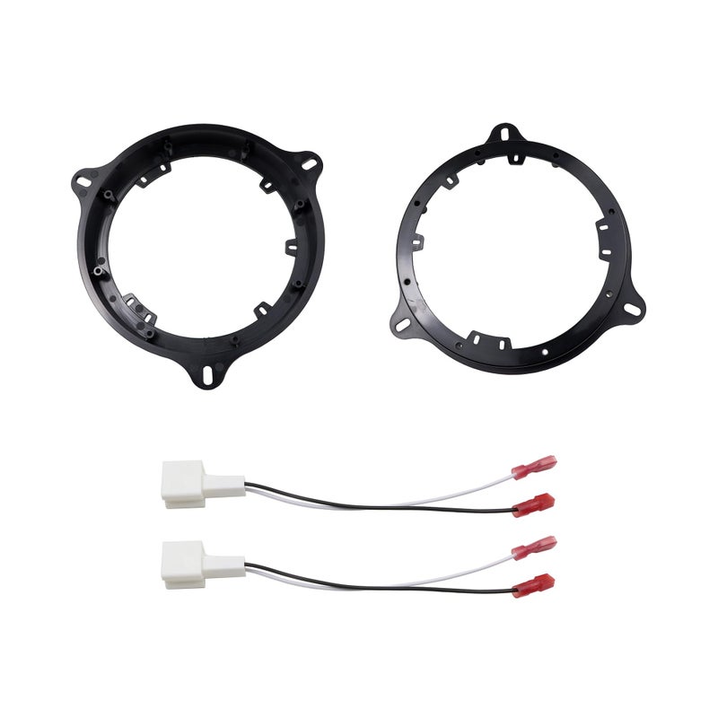 DKMUS 6.5" / 6.75" Speaker Mount Adapter for Infiniti M35 M45 Nissan Titan Frontier Kicks Sentra Pathfinder speaker adapter with Wiring Harness - Image 5