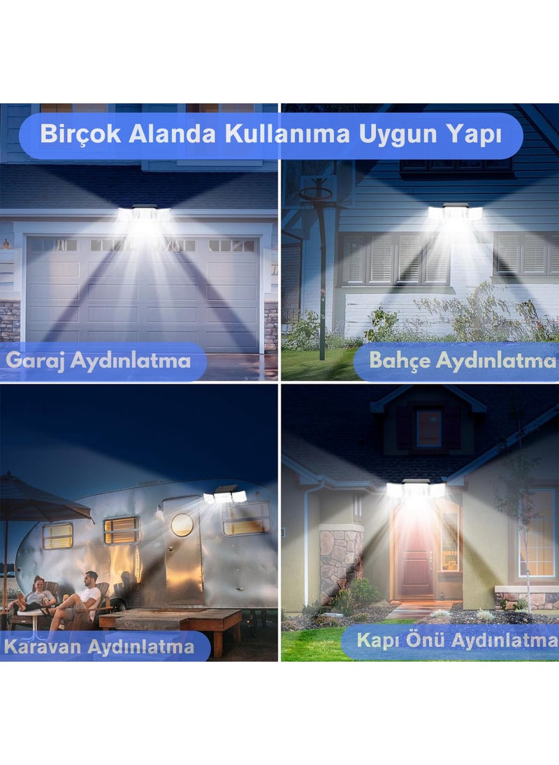 Technosmart Solar Powered 348 LEDs Remote Controlled Motion Sensor 3 Mode Garden Lighting Lamp  - Image 4