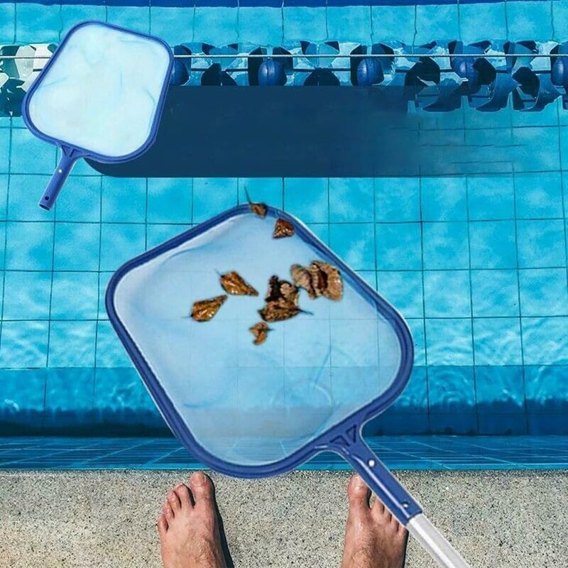 كلاراكو شبكة تنظيف حوض السباحة من كلاركو، شبكة تلسكوبية من أوراق الشجر، شبكة دقيقة لتنظيف حوض السباحة وحوض الاستحمام الساخن والمنتجع الصحي، شبكة تنظيف حوض السباحة، شبكة استبدال لشبكة تنظيف حوض السباحة - Image 1