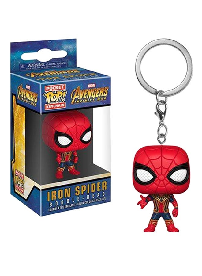 Avengers Infinity War Spider Man POP Bobblehead Keychain 2 x 1.5 x 2inch  - Image 2