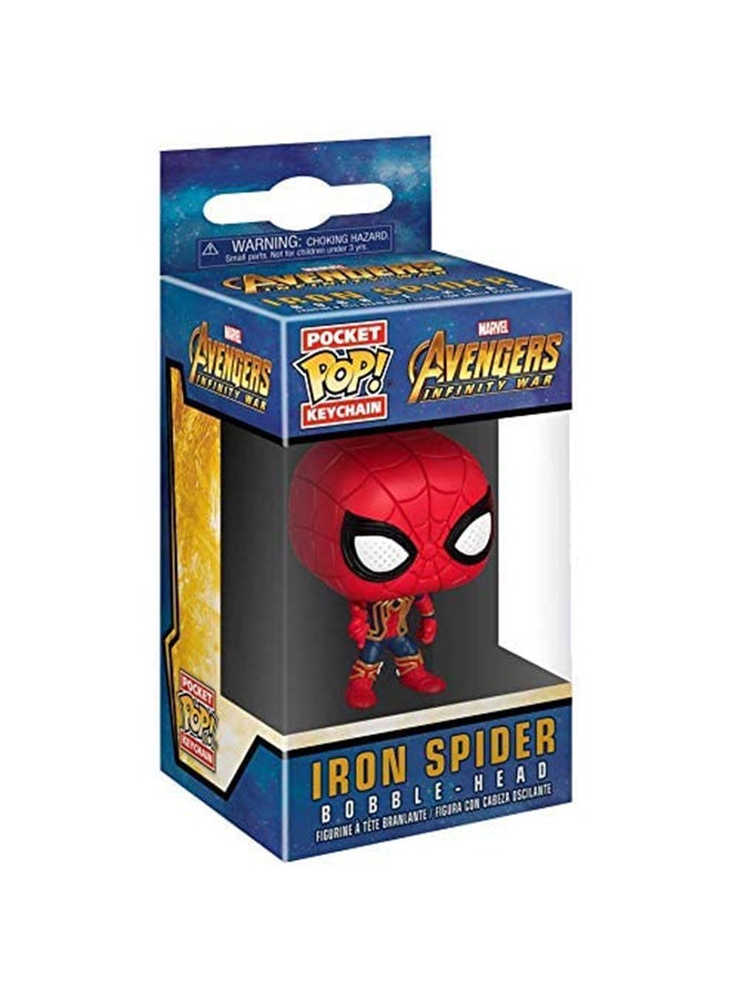 Avengers Infinity War Spider Man POP Bobblehead Keychain 2 x 1.5 x 2inch  - Image 3