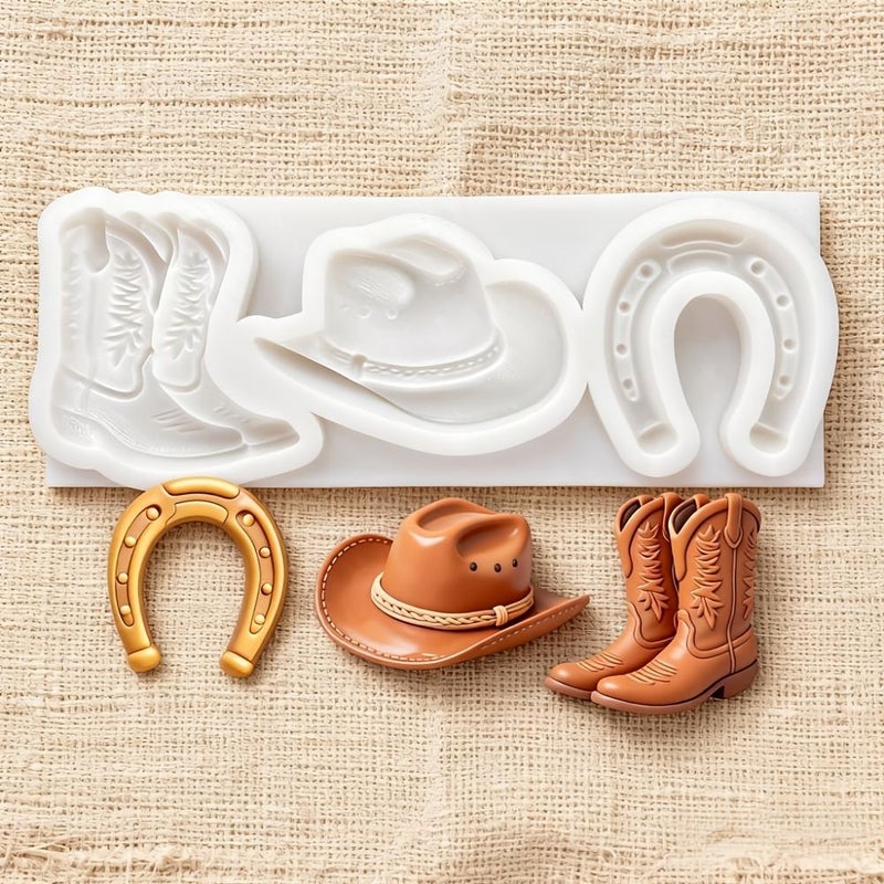 Cowboy Series Mss 01118 Creative Gummy And Fondant Molds - Image 1