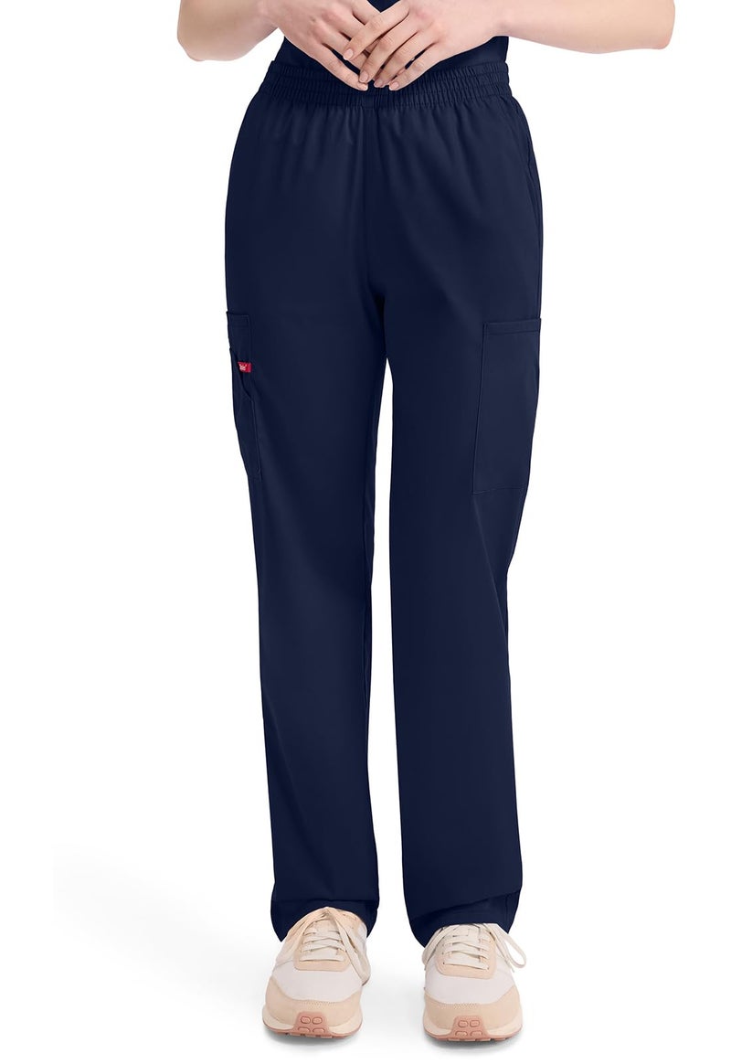 Dickies Women's Tall EDS Signature Missy Fit Pull-On Cargo Pant, Navy, Large/Tall - Image 1