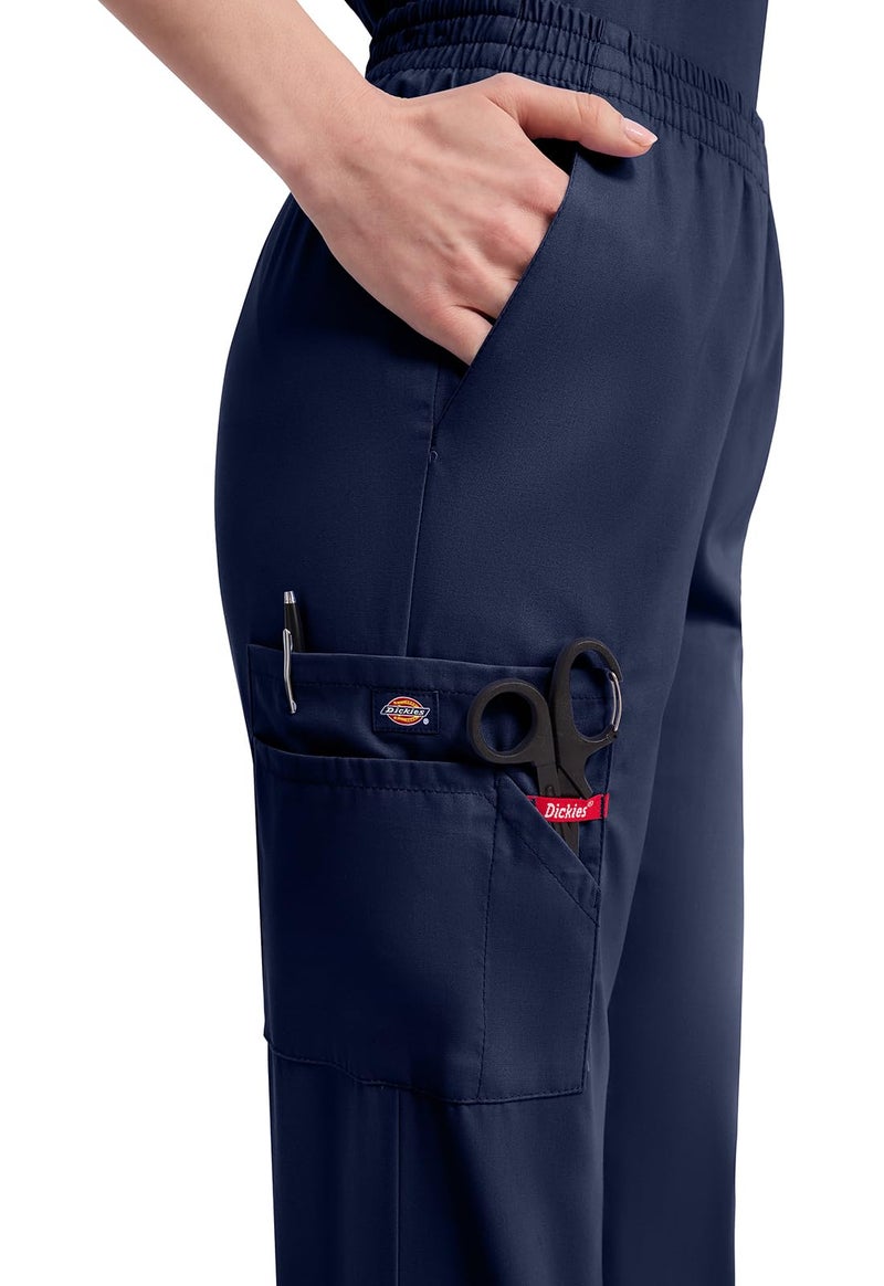 Dickies Women's Tall EDS Signature Missy Fit Pull-On Cargo Pant, Navy, Large/Tall - Image 2