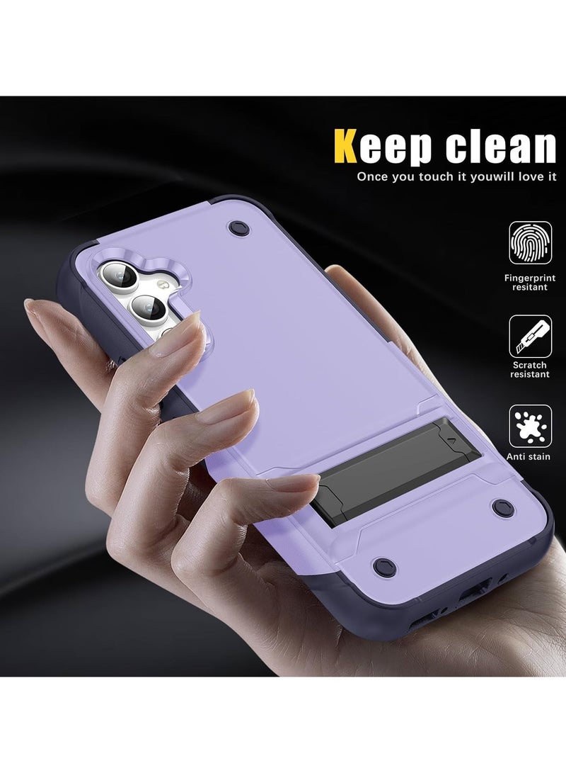 AROAQ Phone Case Military Protective Case Compatible with Samsung Galaxy S24 PLUS Case with Kickstand, Rugged Full-Body Protection Case Military Grade Shockproof Case Phone Cover - Image 4