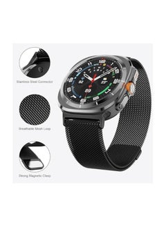 Magentic Metal Strap Samsung Galaxy Watch 7 Ultra 47mm (2024) - Black