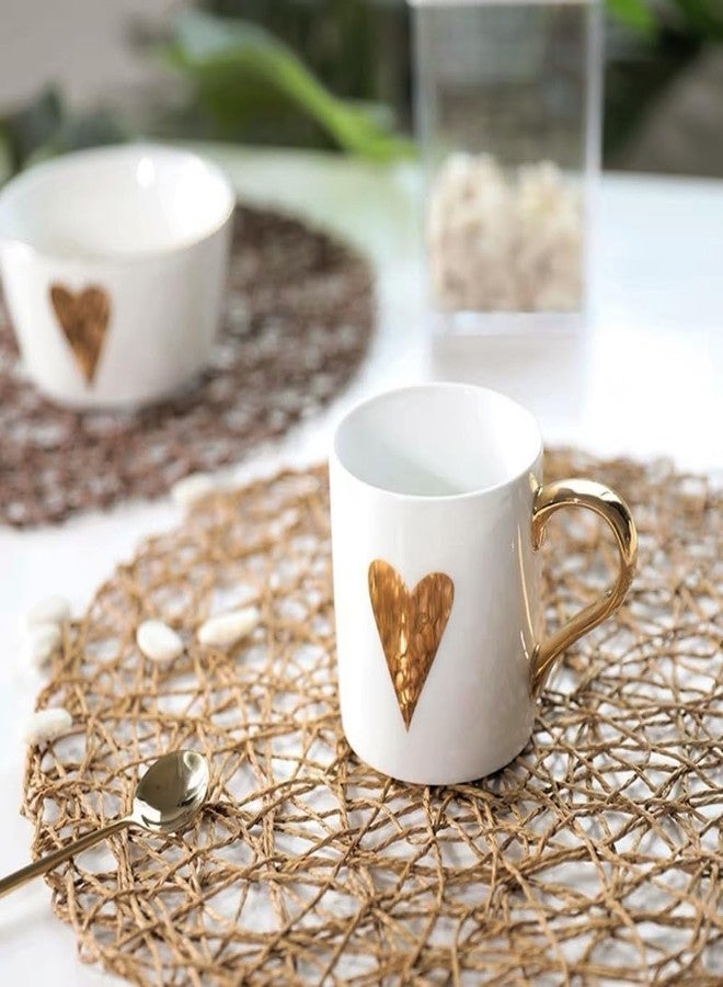 IcosaMro Brown Round Placemats Set of 6 for Dining Table, 15 Inch Paper Woven Boho Decorative Circle Place Mat for Wedding Christmas Thanksgiving Day Holiday Dinner, Light Coffee Brown - Image 5