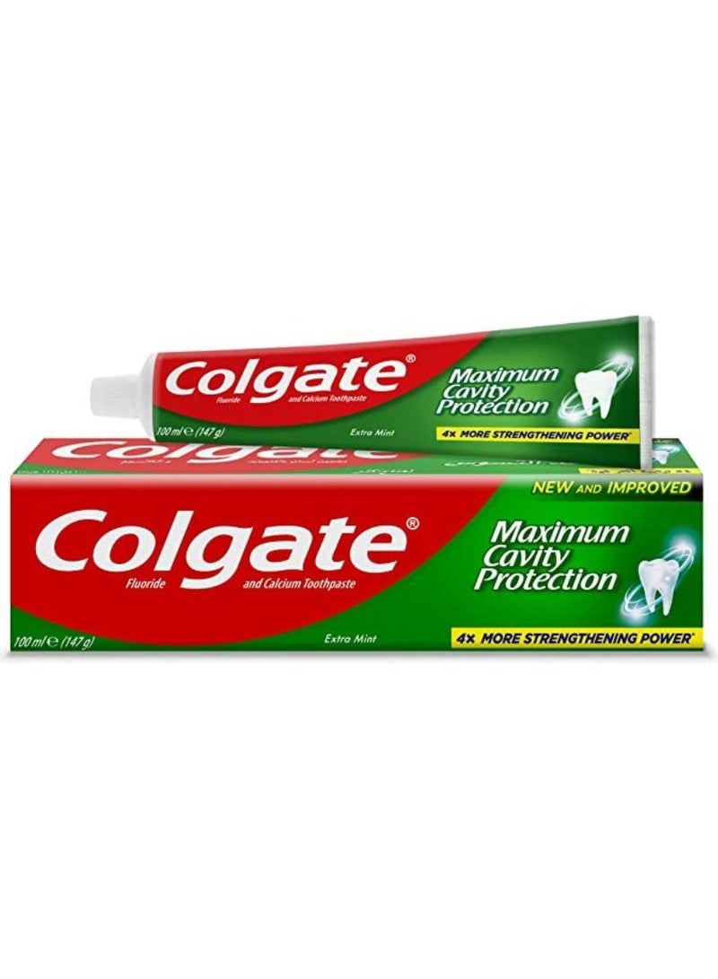 كولجيت معجون اسنان بالفلورايد والكالسيوم اقصى حماية ضد التسوس نعناع اكثر - Image 1