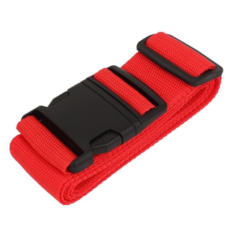 FUOCO Robustt Luggage Belt Suitcase Straps Pack of 2 with Adjustable Travel Belt Stylish Fashionable Design, Protect Your belongings Carry on Travel with Buckle Clip Bag Band Make in India - Image 2