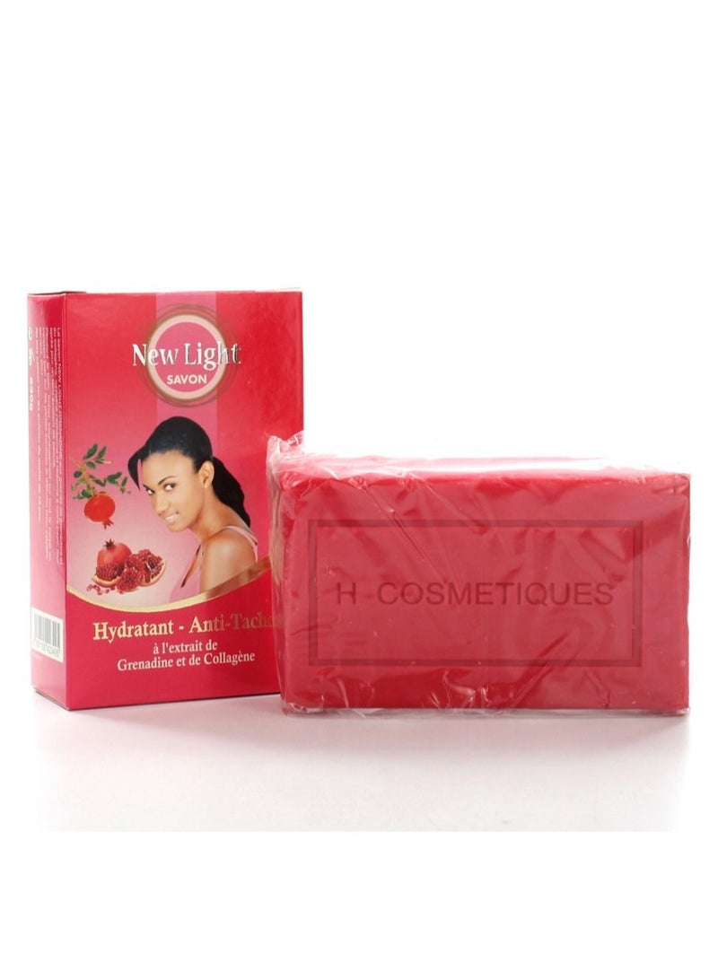 New Light Moisturizing Anti Spots Soap with  Pomegranate Extracts - Image 1