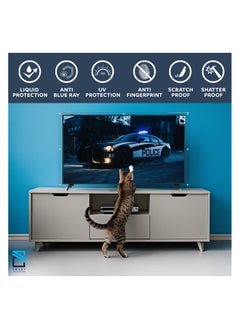 SMART CREATIONS 70 Inch TV Screen Protector, Shatterproof, High Quality, Anti-Blue Ray, Eye Protector, Removable, Waterproof  - Image 5