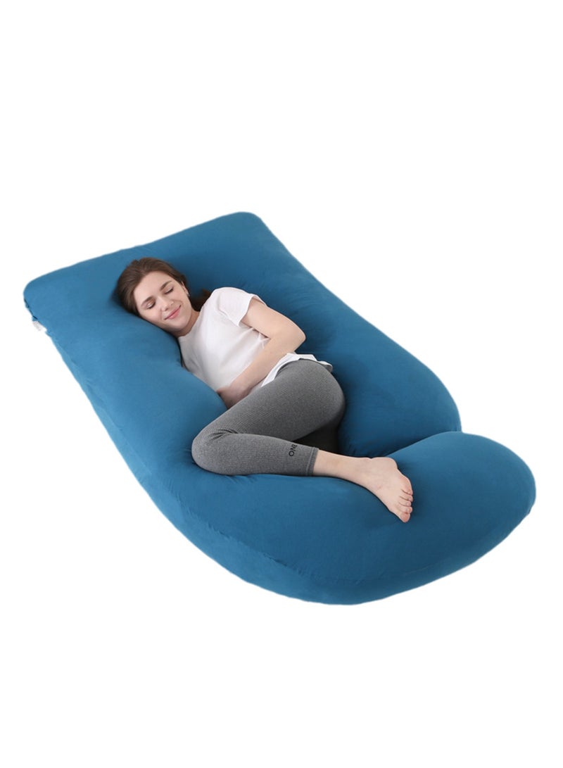 Crystal Velvet Maternity Pillow Maternity Belly Support Pillow Core Side Sleeping Pillow Waist Support Pillow - Image 1