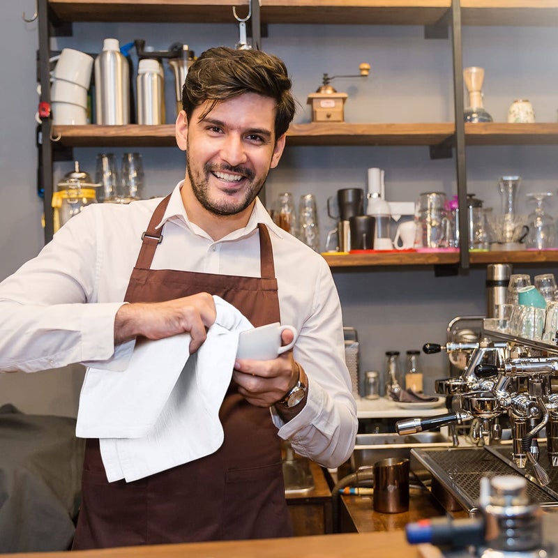 Utopia Kitchen [24 Pack - 28 x 28 Inches White Flour Sack Towels 100% Cotton Tea Towels for Cleaning & Drying - Highly Absorbent Kitchen Dish Towels - Image 4