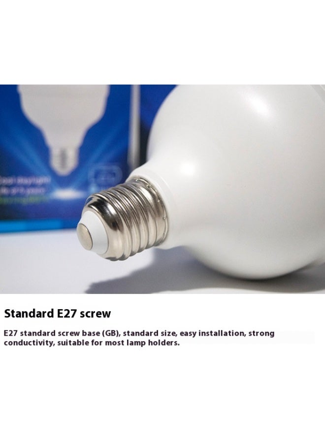 Commercial Project Grade LED High Brightness Energy Saving T-Shape Bulb E27 Base Cool White 6500K Super Bright Lighting Source - Image 4