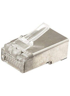 Monoprice Monoprice Cat5 Plug Shielded 50u for round cable, 100-Piece bag (107300) 
