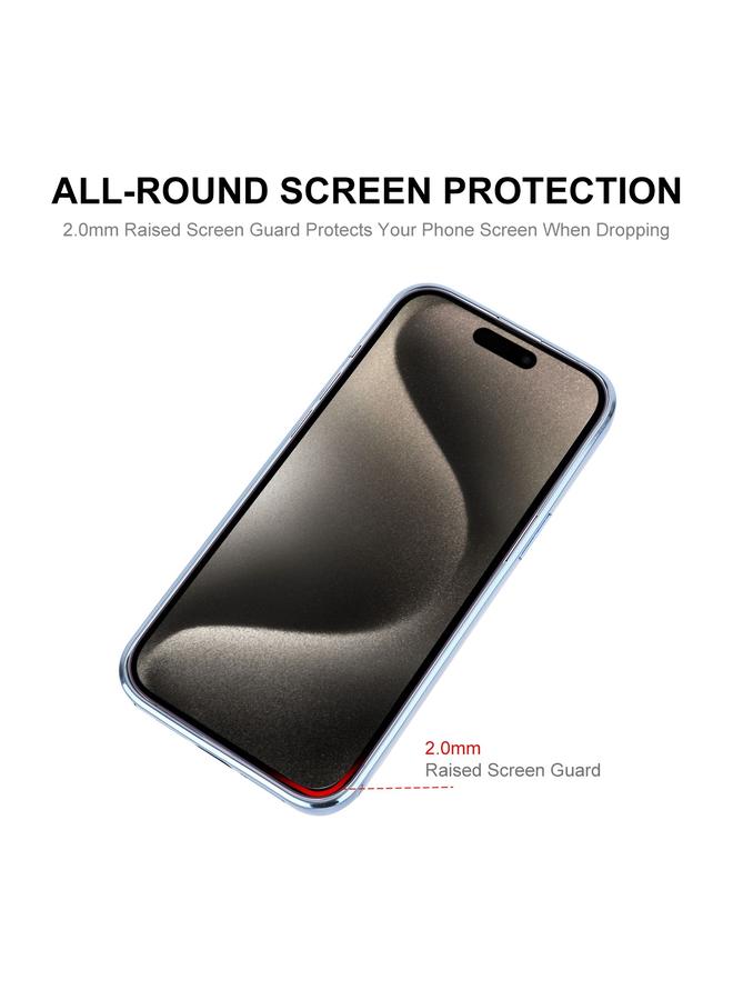 ENKAY Case For iPhone 15 Pro Hat-Prince Magnetic Glitter Plated Shockproof Phone Case with Lens Film - Image 4