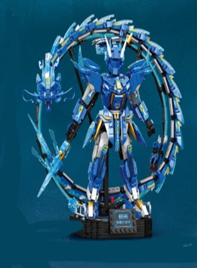 general NeZha 2 Inspired Building Stacking Blocks 1258 Pieces Ao Bing Theme Figures Movie Accurate Design Vibrant Details Durable Construction Suitable for Ages 7 to 14 years old - Image 2