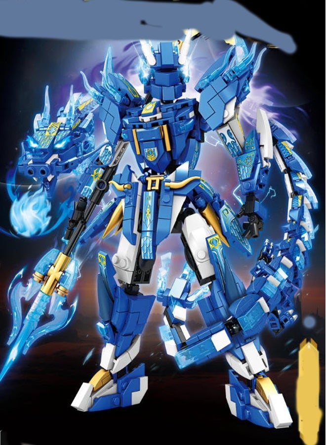 general NeZha 2 Inspired Building Stacking Blocks 1258 Pieces Ao Bing Theme Figures Movie Accurate Design Vibrant Details Durable Construction Suitable for Ages 7 to 14 years old - Image 1