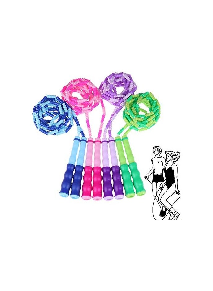 Generic - Skipping Rope Fitness Heavy Jump Rope Sports Exercise Handle PVC Fancy Bamboo Adjustable Speed Gym Adult Student Jump Rope (Color : PP) - Image 1