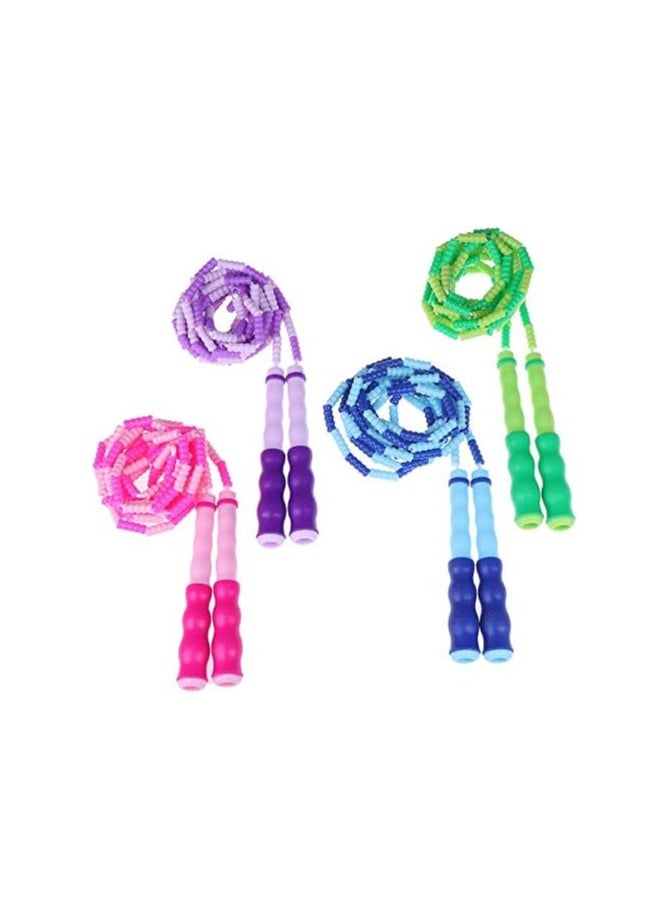 Generic - Skipping Rope Fitness Heavy Jump Rope Sports Exercise Handle PVC Fancy Bamboo Adjustable Speed Gym Adult Student Jump Rope (Color : PP) - Image 1