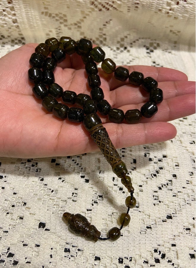 Faturan Prayer Beads For Men 33 Beads Size 10mm x 11.5mm - Image 1