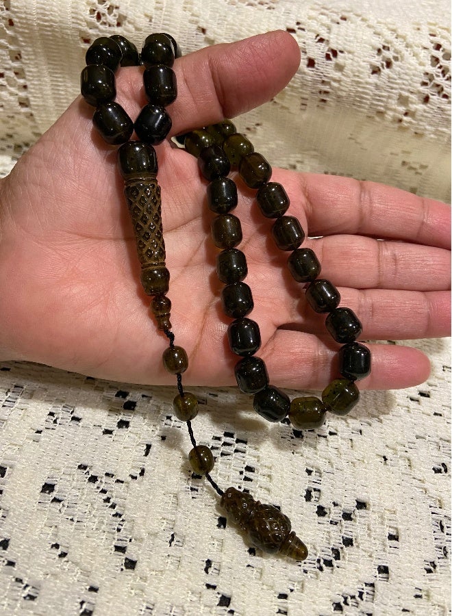 Faturan Prayer Beads For Men 33 Beads Size 10mm x 11.5mm - Image 3