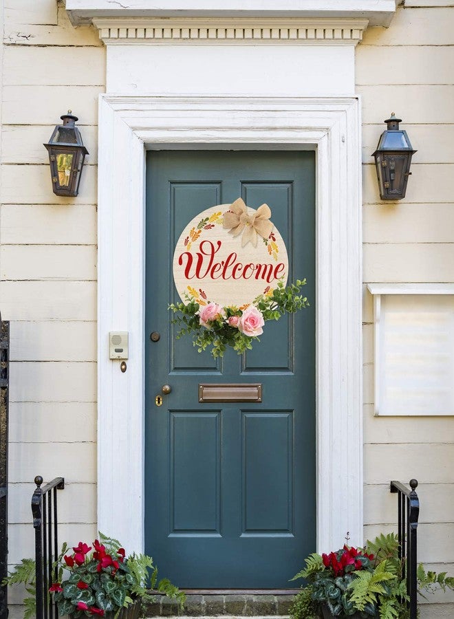 كايدو مجموعة كايدو من 10 قطع من دوائر خشبية غير مصقولة مقاس 12 بوصة لتعليق الأبواب في عيد الميلاد، شرائح خشبية مستديرة غير مصقولة مناسبة للحرق على الخشب والرسم وتزيين عيد الميلاد - Image 5