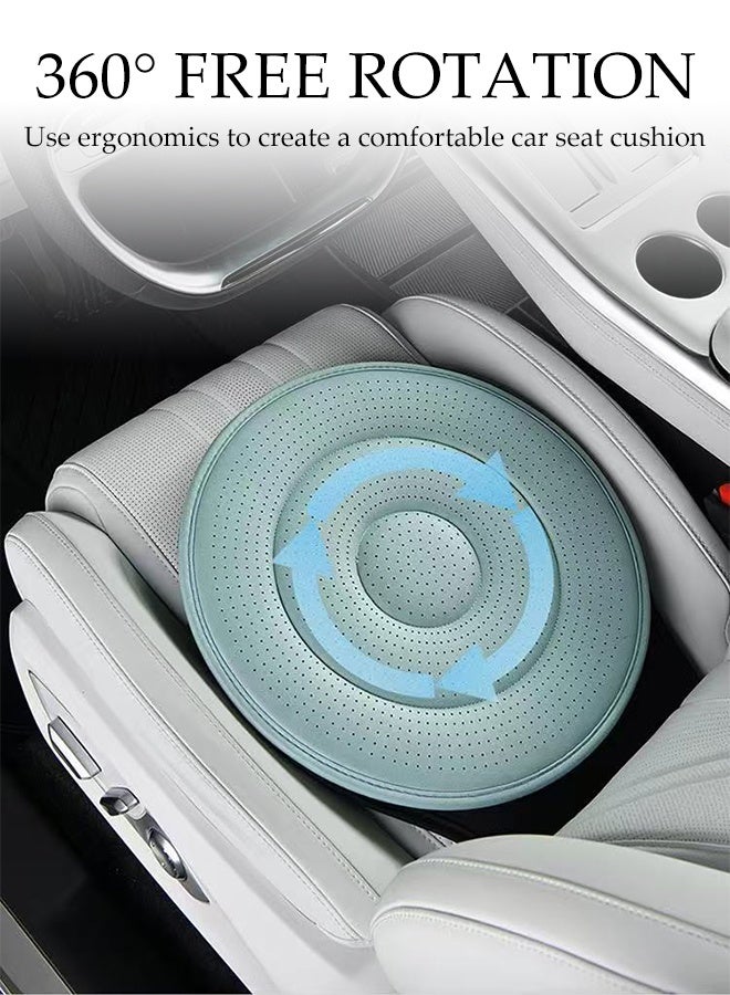 DUNISO 360° Free Rotation Car seat cushion,Non-slip Rubber Bottom,Ergonomic Design,Seat Pad for car,suitable for Elderly and Pregnant Woman - Image 4