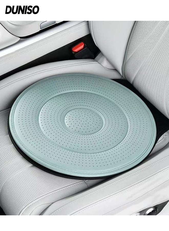 DUNISO 360° Free Rotation Car seat cushion,Non-slip Rubber Bottom,Ergonomic Design,Seat Pad for car,suitable for Elderly and Pregnant Woman - Image 1