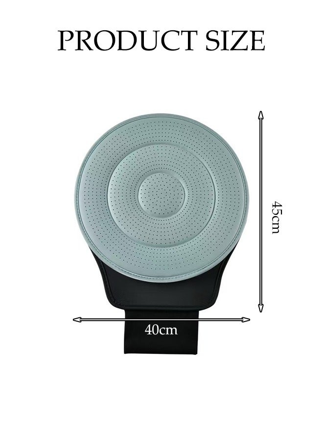 DUNISO 360° Free Rotation Car seat cushion,Non-slip Rubber Bottom,Ergonomic Design,Seat Pad for car,suitable for Elderly and Pregnant Woman - Image 2