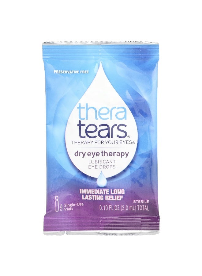 Thera Tears TheraTears, Dry Eye Therapy, Lubricant Eye Drops, 30 Sterile Single-Use Vials - Image 3