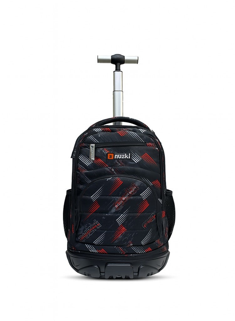 نوزكي حقيبة مدرسية ترولي نوزكي للطلاب - مقاس 16 بوصة - حقيبة متعددة الوظائف بعجلات - مناسبة للأولاد والبنات - Image 1