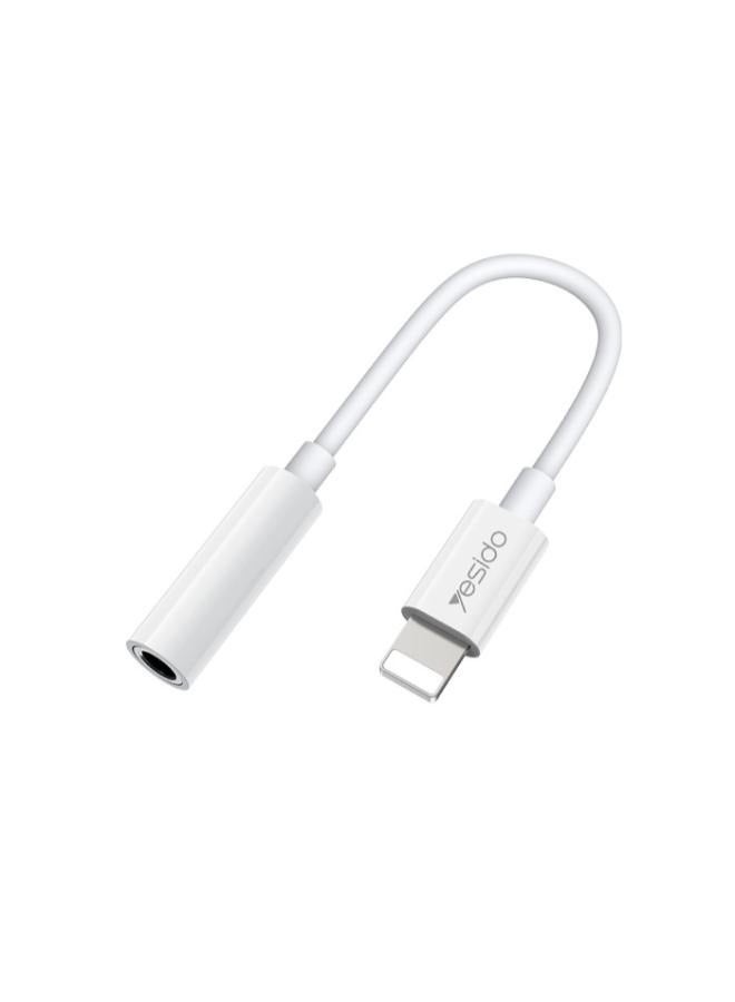 Yesido YAU31 Aux Audio Cable to Audio adapter cable | 10 .5CM 3.5 mm AUX Headphones Adapter - Image 1